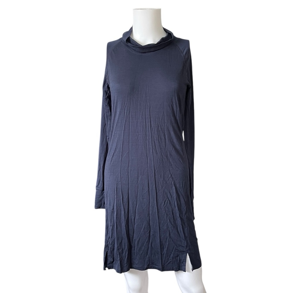 Dagsmejan NATTWARM Dress Sleep Tech Stay Warm Dark Blue Stretch Size XS